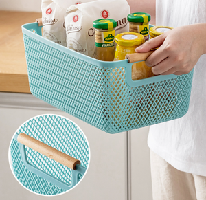 <span class=keywords><strong>Panier</strong></span> <span class=keywords><strong>de</strong></span> rangement multifonctionnel creux empilable au design minimaliste pour salle <span class=keywords><strong>de</strong></span> bain, bureau, cuisine, <span class=keywords><strong>fruits</strong></span> <span class=keywords><strong>et</strong></span> <span class=keywords><strong>légumes</strong></span> - Product Image 2
