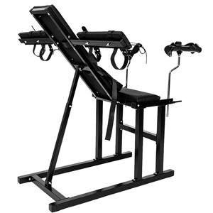 Lit de bondage inclinable BANSEY BDSM avec étriers, chaise de contention gynécologique, Letto bondage, Meubles bondage - Product Image 3