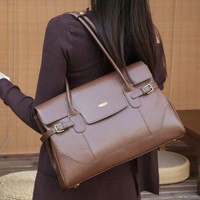 ODM&OEM 2026 맞춤 제작 새 정품 가죽 가방 첫 번째 레이어 소가죽 핸드백 대용량 레트로 여성 숄더백