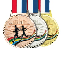 Fabricants de médailles, vente en gros de médailles en métal 3D, trophées, médailles or, argent, bronze, médailles personnalisées pour les sports, médailles de badminton