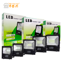 Proyector de iluminación led para exteriores, reflector impermeable de 20W, 30W, 50W, 100W, 150W y 200W