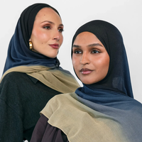 Hijab personnalisé en modal Vela, modèle tendance 2026, nouvelle collection, qualité supérieure, 100% coton modal, foulard musulman imprimé en modal avec dentelle