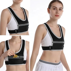 YOUK tas pinggang reflektif untuk pria wanita, tas pinggang reflektif untuk pria dan wanita, rompi ponsel lari, botol air mendaki gunung, untuk bersepeda, mendaki gunung, baru - Product Image 5