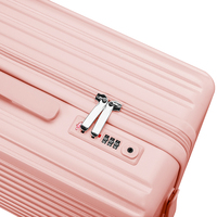 Nouvelles valises de voyage en polyester avec poignée en aluminium, fonction de compression sous vide, 100% PC avec serrure TSA Sippner