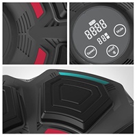Cible de boxe musicale murale avec gants de boxe 41*41 cm Noir Électronique Intelligent Focus Entraînement d'agilité Numérique pour adultes