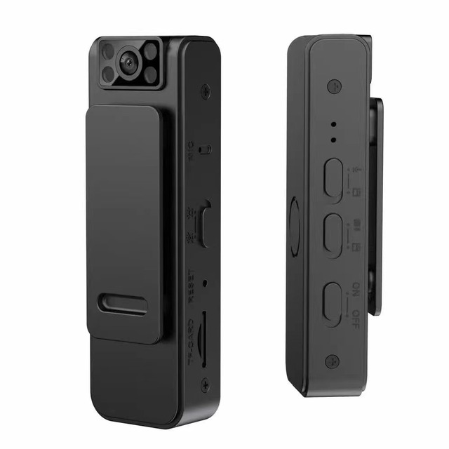 High Definition 1080p Digital Voice Recorder Body Security Camera Color Night Vision Wifi Wearable Voice Recording Playback Clip