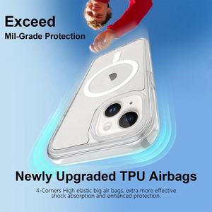 Effet tampon Original Luxury TPU <span class=keywords><strong>PC</strong></span> Magnetic Sports Design pour iPhone 15 Plus et 14 Plus Safe Shockproof Case - Product Image 3