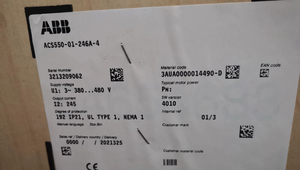 ACS550-01-246A-4 แรงดันไฟฟ้าขาเข้า สามเฟส AC380V~480V ความถี่ 50/60Hz - Product Image 3