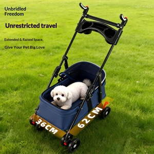 Carrito para Mascotas Modelo 008 para Perros y Gatos, Ligero y Plegable, Apto para Perros Pequeños y Medianos, Hecho en China - Product Image 4