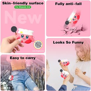 Funda de Silicona 3D con Diseño de Dibujos Animados, Divertida y Original para <span class=keywords><strong>Airpods</strong></span> <span class=keywords><strong>Gen</strong></span> <span class=keywords><strong>3</strong></span>, Fundas Geniales para Air Pods <span class=keywords><strong>3</strong></span> <span class=keywords><strong>2021</strong></span> - Product Image 5