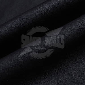 Veste en cuir pour hommes, couleur unie, design personnalisé, à col montant style High Street - Product Image 4