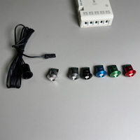 Mini spot LED encastrable DC12V 0,7W Ra95, faisceau optique 35 degrés, rouge, bleu, vert, 3000K, 4000K, 6000K, pour vitrine de magasin