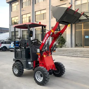 Petit chargeur à batterie 500kg, Mini chargeur électrique sur roues, vente sur le marché européen