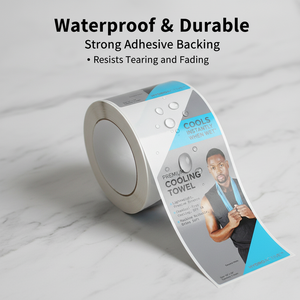 Impresión personalizada de etiquetas, pegatinas y logotipos impermeables para productos deportivos - Product Image 2