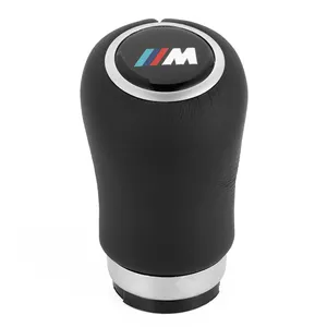 New Design Automatic Genuine Leather Gear Shift Knob For BMW 1 SERIES E81 E82 E87 E46 E90 E91 E92 5 SERIES E60 E61