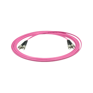 Cable de fibra óptica dúplex OD3.0 OM4 50 125um Erika Violet LSZH S216269 4038816226570 LWL 2 Faser Patchk Patchkabel - Product Image 6