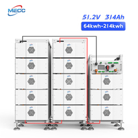 Système de stockage d'énergie solaire commercial et industriel MECC 314Ah 100kWh 200kWh avec batterie LiFePO4 et BMS intégré OEM