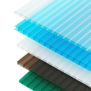 Cobertizo Moderno de <span class=keywords><strong>Policarbonato</strong></span> Resistente al Viento, Lámina de Plástico Transparente con Protección UV y Características Ignífugas - Product Image 1