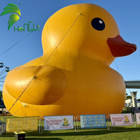 Ballon publicitaire géant en PVC en forme de canard pour événements aquatiques, décoration gonflable en forme de canard