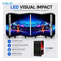 Table d'affichage LED compacte VISLAT P1.53 P1.86 P2.5 pour festivals de musique, bars nocturnes, postes de travail mobiles et événements – Support couleur pleine résolution