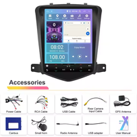 Podofo 9,7 "Android Car Stereo para Chevrolet Cruze J300 2008-2014 2 + 64G CarPlay y Android Auto Car Radio GPS WIFI Hifi FM RDS EQ