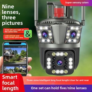 V360pro NGOÀI TRỜI 3 ống kính <span class=keywords><strong>zoom</strong></span> <span class=keywords><strong>10x</strong></span> CCTV Wifi <span class=keywords><strong>Camera</strong></span> An Ninh CMOS Tầm nhìn ban đêm <span class=keywords><strong>IP</strong></span> mạng Máy ảnh PTZ ba ống kính đáng báo động đám mây - Product Image 3