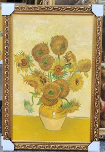 Reproducción de Pintura al Óleo Clásica Hecha a Mano y Enmarcada, El Banquete, para Decoración de Pared en Hogar, Hotel u Oficina, P01, Pintura al Óleo Enmarcada - Product Image 6