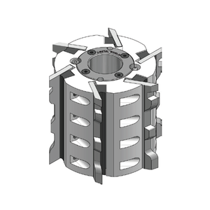 Fournisseur italien HS/HW Hydro Cutterheads pour couteaux dentelés adaptés au travail du bois massif - Product Image 1