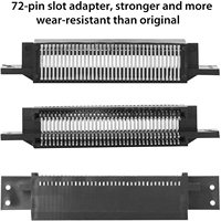 Pour NES 72 broches adaptateur de prise de carte de jeu Goldfinger pour Nintendo Entertainment System pièce de rechange pour les fentes pour cartes NES connecter