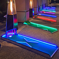 Kit de Accesorios Eléctricos para Mini Golf LED, Actividades Nocturnas Familiares Deportivas, Equipo de Juegos de Nylon para Exteriores, Parque de Trampolines