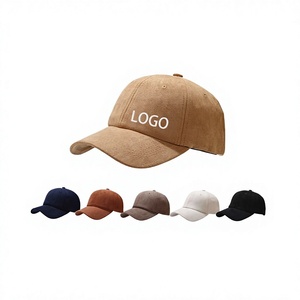 Gorra de Béisbol de 6 Paneles de Gamuza, Estilo Vintage Deportivo, Cálida, de Poliéster y Algodón, para Otoño e Invierno, Personalizable, para Hombre y Mujer, 2026 - Product Image 1