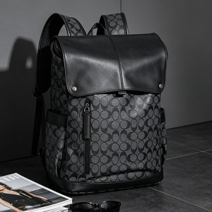 Men's Plaid <b>Backpack</b> <b>Large</b> Capacity Waterproof Travel Laptop Student Bag 20-35L Winter 2026 - Product Image 2