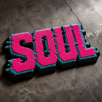 Tapis personnalisé durable avec logo d'entreprise, tapis à lettres 3D, tapis tufté à la main pour décoration intérieure personnalisée