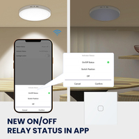 Commande vocale UE/Royaume-Uni Système domotique Google 1/2/3Gang Glass Zigbee Pas de lumière neutre efficace Commutateur de solution intelligente Tuya