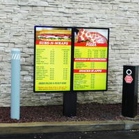 Écran publicitaire numérique LCD ultra-large à affichage unique pour magasin de détail et ascenseur