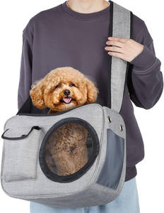 Free sample Custom Comfortable Small <b>Pet</b> Crossbody <b>Bag</b> Outdoor <b>Travel</b> Portable Shoulder Sling Dog <b>Bag</b> Cat Carrier <b>Bags</b> for Puppy - Product Image 1