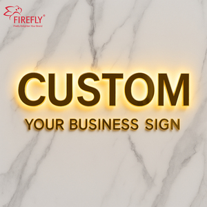 Tùy chỉnh thép không gỉ 3D Backlit chữ đánh bóng vàng gương dấu hiệu <span class=keywords><strong>LED</strong></span> chiếu sáng kênh thư logo cho doanh nghiệp quảng cáo - Product Image 4