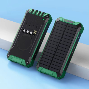 Banque d'alimentation solaire portable étanche CASUN à charge rapide 20000mAh haute capacité avec lampes de poche - Product Image 6