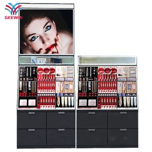 Cửa hàng bán lẻ mỹ phẩm hiển thị kệ lưu trữ thiết kế sản phẩm làm đẹp trang điểm Wall Mount tủ trưng bày - Product Image 6