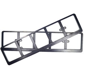 Cadre de plaque d'immatriculation personnalisé, support de plaque d'immatriculation en ABS à montage encastré, spécifications européennes, vente en gros, 53*13.5cm - Product Image 6