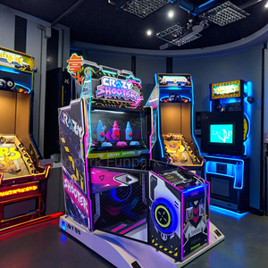 Machine de jeu d'arcade à griffes lumineuse LED colorée, machine à griffes à monnayeur pour discothèques et centres de divertissement - Product Image 3