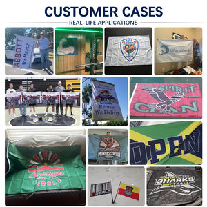 Флаг на заказ для спортивных мероприятий, двусторонний, с сублимационной цифровой печатью, 3x5 футов, для улицы, OEM и ODM, высокое качество - Product Image 5