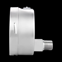 High Quality 1.6% 100mm Vacuum Pressure Meter Anti Rust Factory Stainless Steel Pressure Gauges