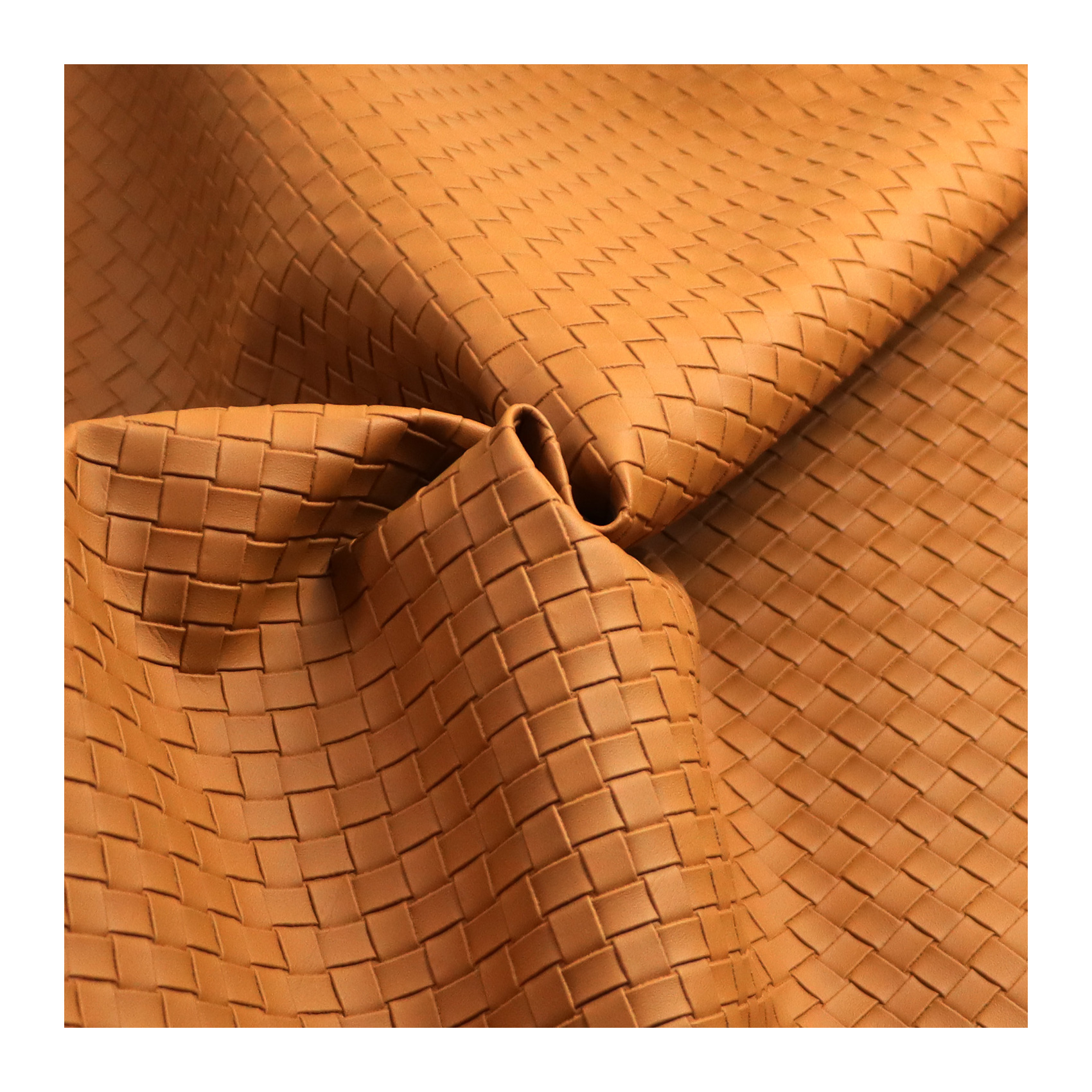 Concave-convex Embossed PVC Synthetic Leather Eco-friendly Woven Pattern Vinyl Fabric For Upholstery Furniture Handbag Women Bag