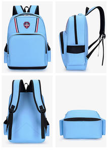 Sacs d'école personnalisés avec logo imprimé pour élèves du primaire et du secondaire, respirants, anti-choc, en tissu Oxford, sac moderne - Product Image 6