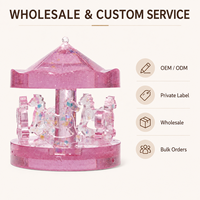 Ornement de carrousel pour aquarium, décoration de bac à poissons, accessoires d'aquarium personnalisés