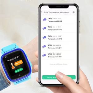 Moda T5Spro IP67 Reloj inteligente de silicona para niños Brújula Posicionamiento Escucha remota Video Toma de imágenes Responder llamadas - Product Image 5