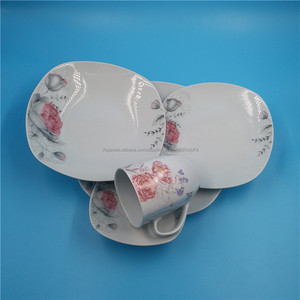 Buena calidad cerámica platos decal borde dorado 20 o 30 piezas vajilla de porcelana - Product Image 6