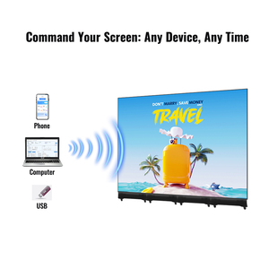 RAYBO LED <strong>Folding</strong> Poster <strong>Screen</strong> for Shopping Mall and Retail Store Advertising-Digital Signage and Display - Product Image 2