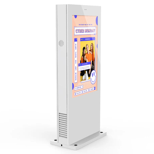 Pantalla LCD para Exteriores de 2500nits, 55, 65 y 75 Pulgadas, Resistente al Agua, Reproductor de Publicidad, Señalización Digital, Kiosco con Soporte de Piso para Exteriores Adv4 - Product Image 2